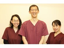 女性施術者がいて安心。スタッフ3名でサポートします。