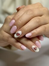 ファンプラスネイル 立川(fun plus nail)/いちごミルク