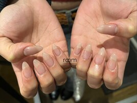 シンプルネイル×スカルプ