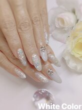 ホワイトカラー(White Color)/選べるナチュラルアート♪