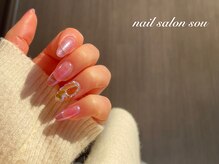 ソウ 難波店 nail salon Sou/オーロラネイル