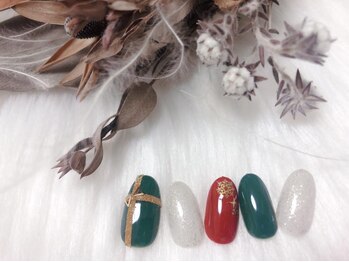 モグネイル(Mogunail)/クリスマスネイルコース