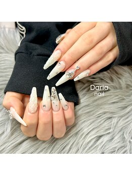 ダリア(Daria)/ガーリーキルティングネイル♪