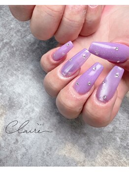 クレアネイル(claire.nail)/キラキラマグネットネイル