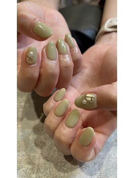 秋らしいゴールドアート☆