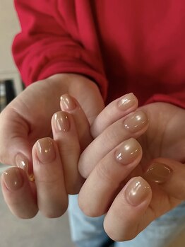 ネイルサロン コースト(coast)の写真/《オフィス映えネイル多数♪》シンプル＆上品なデザイン。お気に入りのカラーで眺めたくなるお手元に。