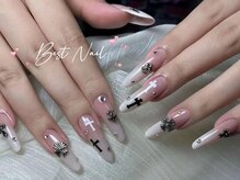 Best Nail 銀座店【ワンホンネイル・スカルプ・パラジェル・上品ジェルネイル】/ベイビーブーマークロムパーツ系