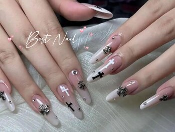 Best Nail 銀座店【ワンホンネイル・スカルプ・パラジェル・上品ジェルネイル】/ベイビーブーマークロムパーツ系
