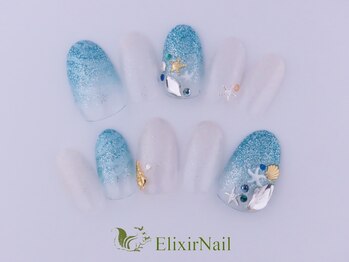 エリクサーネイル 西武新宿(Elixir Nail)/定額a  シンプル/クーポン使用