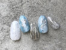 ネイルドッグ(NAIL DOG)/シルバーアートネイル♪