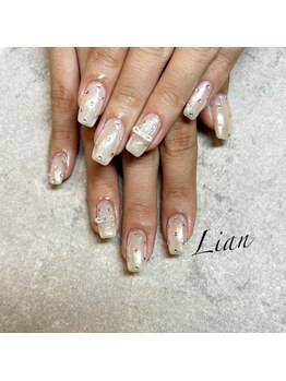 リアン 京都四条河原町店(Lian)/ホワイトオーロラネイル
