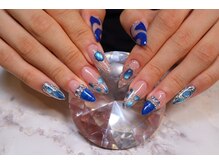 オトネイル(Oto Nail)/海外風ブルーネイル