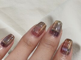 チェックネイル