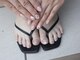 エム(M)の写真/新規様フット¥4250＊【オシャレ女子必見！一味違う魅せる足元に☆】最旬アートも！ご希望を忠実に再現♪