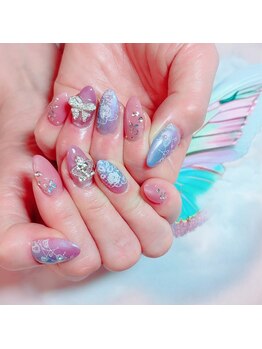 ときめくファンタジーネイル