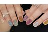 祝土日+500円【初回ソフトジェルオフ無料】フラッシュネイル 2色可 ¥5980