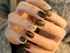 チェック柄ニュアンス