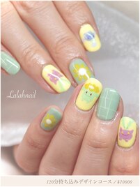 お客様ネイル/手描きアート