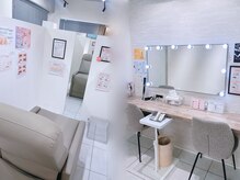 エサージュ 北千住店の雰囲気（全席半個室/リクライニングチェア/メイク直し可/コンセント利用）