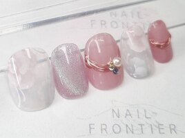 ピンクお花ニュアンス8980円～