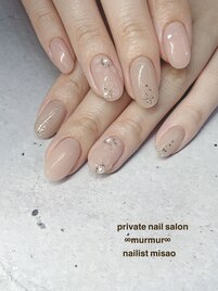 ぷっくりフラワーネイル