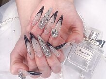 ファメル 赤坂店(Fam-er)/ブラックフレンチ×埋め尽くし