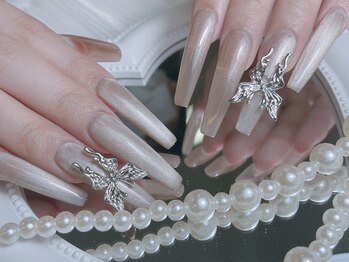 ネイルプリンセス(Nail Princess)/蝶々マグネットネイル