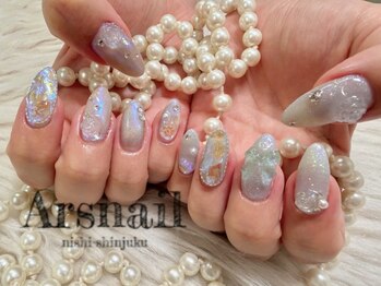 アルスネイル(Ars nail)/水色うるうるネイル