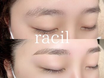 ラシル 博多店(RACIL)の写真/《黄金比》をデザイン【アイブロウWAX脱毛+眉毛パーマ☆¥6000】理想の似合わせ眉毛で目元美人に♪