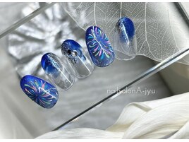 花火ネイル