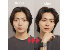 メンズメイク コレクション 名古屋店/Before After