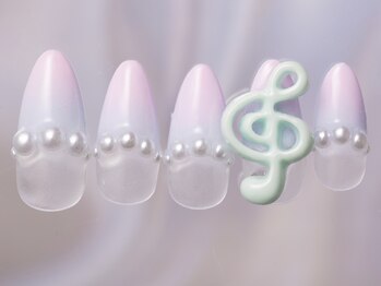 ジェミーネイル シンジュク(Jemiy nail shinjuku)/ト音記号エアブラシ¥10480