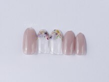 ネイルサロンリシェ 烏丸御池(Recher)/小花フレンチ