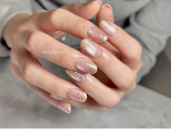 リライトネイル(Relight nail)の写真/派手じゃなくていい。“きちんと綺麗”を叶える大人ネイル。肌になじむ色で、あなただけの理想の指先に