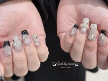 リンドネイル バイ モカ アンド ララ(Lind nail by moca and LaLa)/【mian】ドット/フレンチネイル