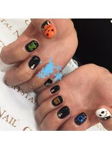 クリスタルネイル ゆめタウン博多店(CRYSTAL NAIL)/ハロウィンネイル