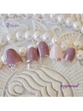 たゆ ネイル(たゆnail)/ハーフフレンチネイル☆