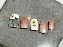 カラ ネイル 中津店(calla nail)/ふんわり一輪花♪