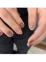 イベル 神戸三宮店(ibelu)/ぷっくりフラワーネイル