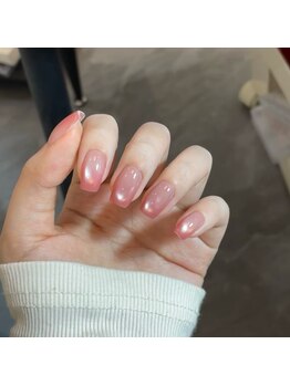 ピンキーネイル(Pinky Nail)/マグネット+カラグラデ-ション