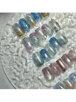 ケーネイルアトリエK 泉中央店(nail atelier)の写真/【自分だけのハイセンスネイルを堪能】オフ/ドライケア無料が嬉しい！泉中央駅徒歩3分の完全定額制サロン☆