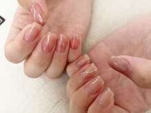 エムスラッシュ ネイル センター北店(M.SLASH)/パラジェル ローズカラー