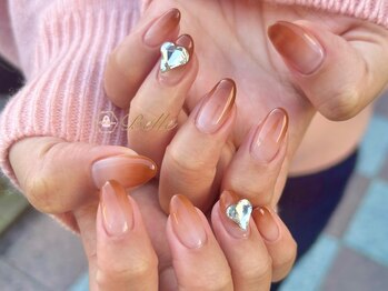 ベル(Belle)/ブラウングラデ×ハート♪