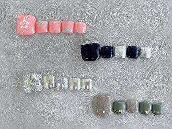 キャンアイドレッシー 深谷店(Can I Dressy)/Foot 7月定額デザイン5,500yen