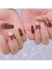 クリスマスネイル