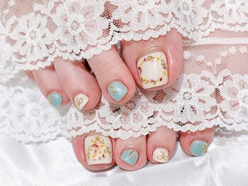 マーノ 津田沼ビート店/ドライフラワーネイル