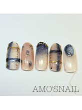 アモズネイル さっぽろ東急百貨店(AMO'S NAIL)/１１０００円ネイル