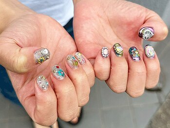 ミエル バイ ララモアナ(miel by lalamoana)/nail design:持ち込みデザイン