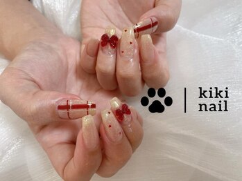 キキネイル 溝の口(kikinail)/クリスマスネイル/ハート