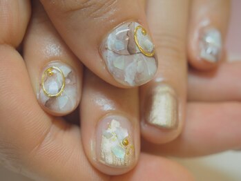 アールローズ(R-rose)/ベージュ大理石¥11124